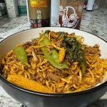 Asian-style beef noodle