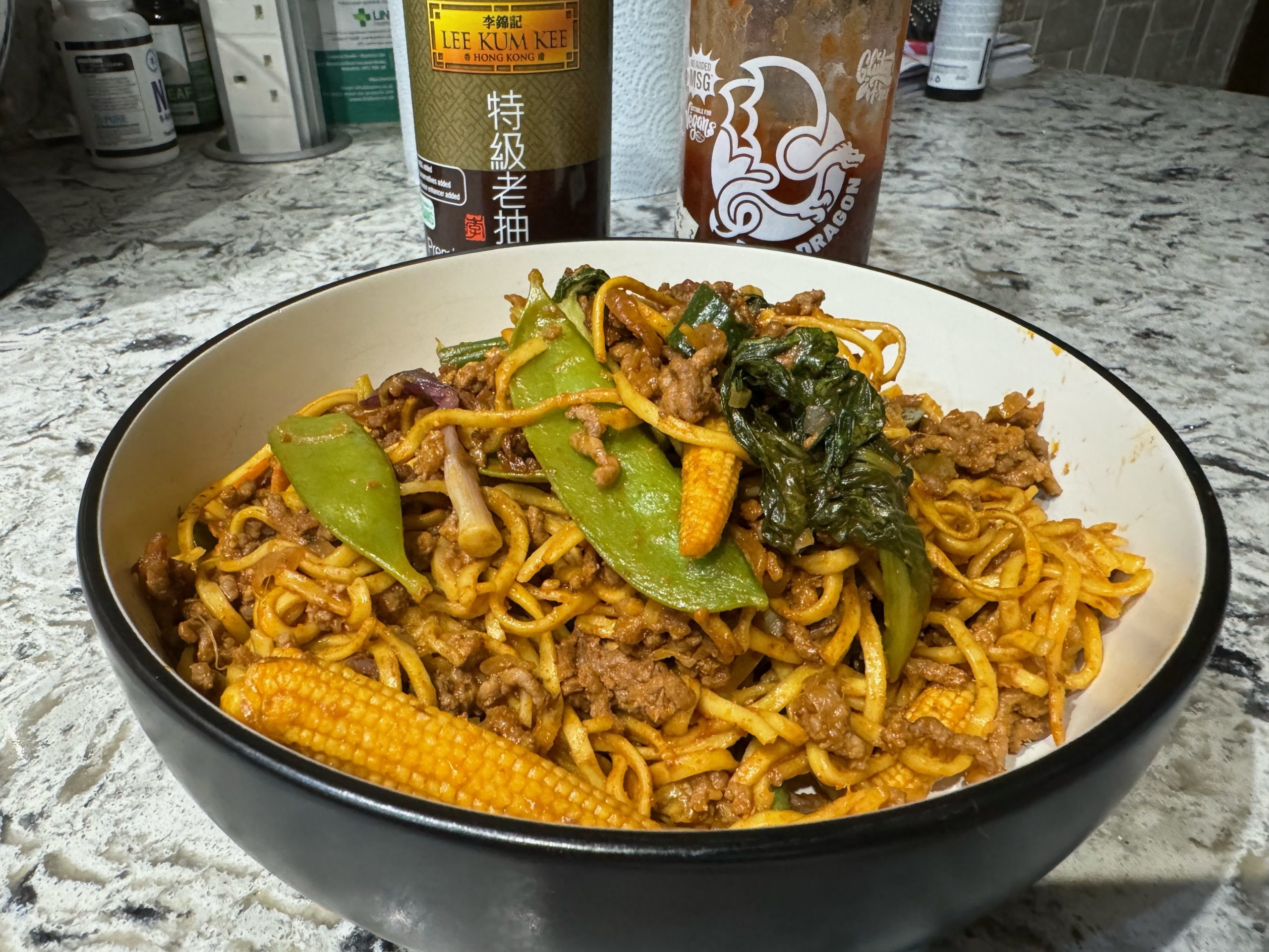Asian-style beef noodle