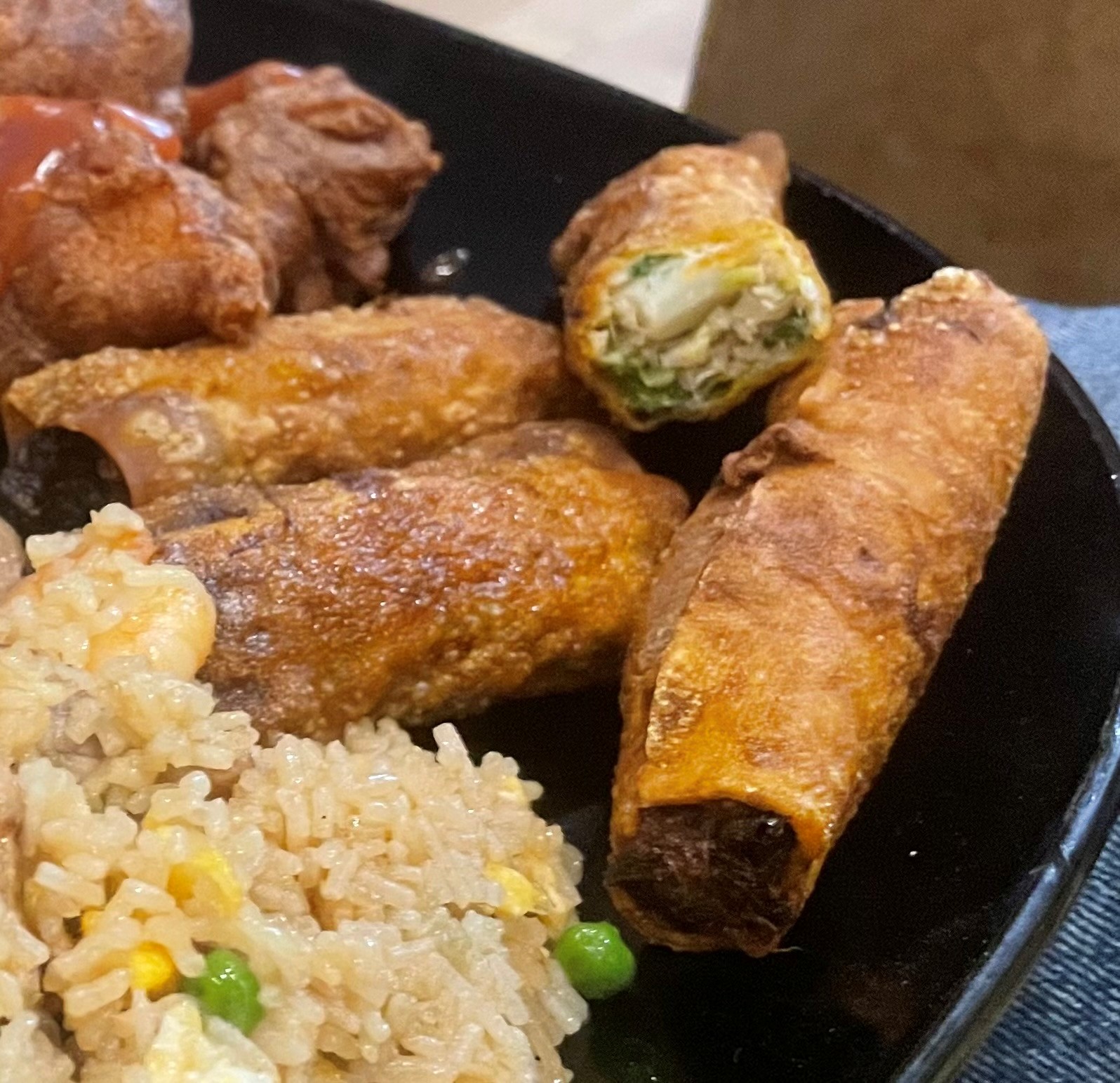 Canadian burnt end eggrolls