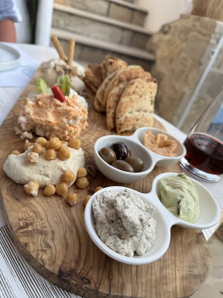 Crete dips and snacks