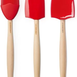 Le Creuset Craft 3-Piece Utensil Set: The Cerise Little Sidekicks Every Proper Kitchen Needs